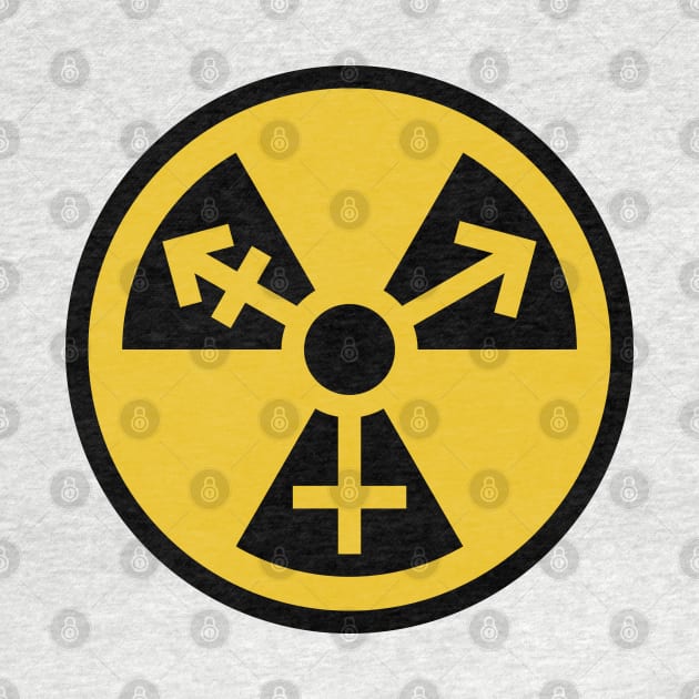 Trans Radiation - Yellow Circle by GenderConcepts